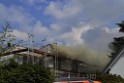 Dachstuhlbrand Koeln Poll Geislarerstr P077